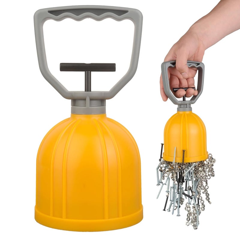 MUTUACTOR Strong Magnetic Bulk Parts Lifter,Quick Release Magnetic Pick-up Tool,Powerful Material Handling Magnet for Transferring and Picking Up Nails Screws Nuts and Small Metal Objects - Image 1